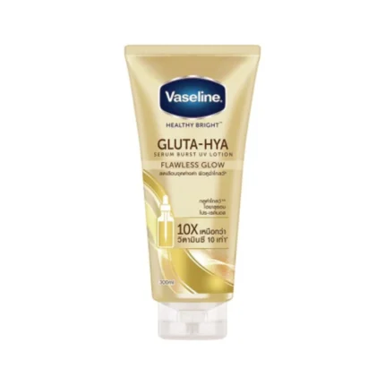 Vaseline Gluta Hya Serum Burst UV Lotion Flawless Glow 300ml